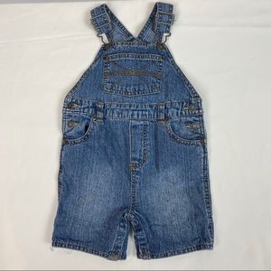 GREENDOG Boys Denim Shortalls Size 18 Months